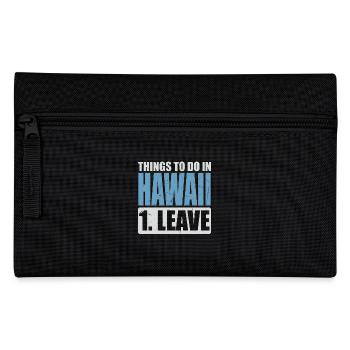 Hawaii Meme - Federtasche - Schwarz - Vorne