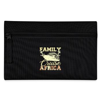 Family Couple Cruising Africa - Pencil Case - black - Front