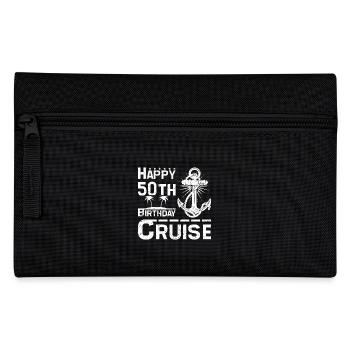 Happy 50th birthday cruise - Pencil Case - black - Front