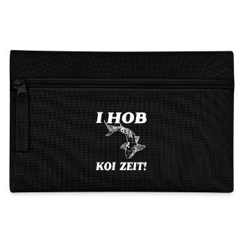I HOB KOI ZEIT - Federtasche - Schwarz - Vorne