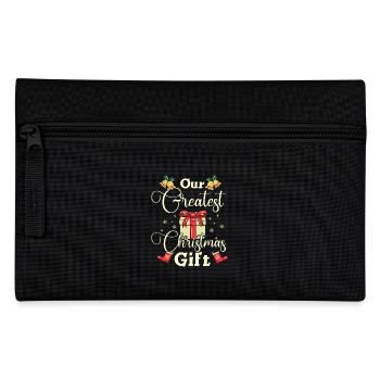 pregnancy our greatest christmas gift - Federtasche - Schwarz - Vorne