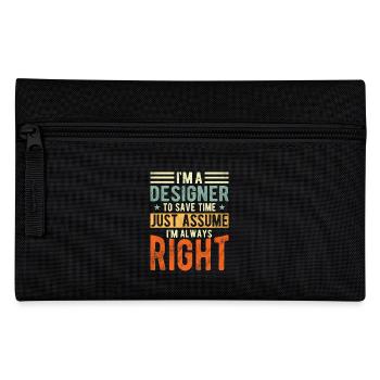 Designer - Pencil Case - black - Front