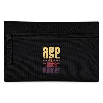 Age is just a number - Pencil Case - black - Front