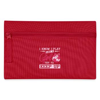 Jouez comme une fille de handball - Trousse - rouge - Devant