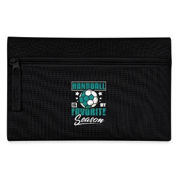 Handball is my favorite season - Federtasche - Schwarz - Vorne