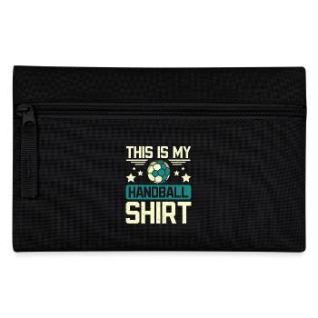 This is my handball - Federtasche - Schwarz - Vorne
