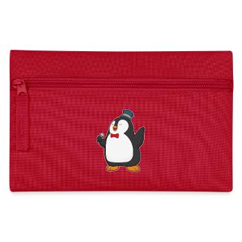 Chant du micro Penguin Singer - Trousse - rouge - Devant