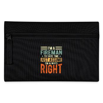 Feuerwehrmann - Federtasche - Schwarz - Vorne