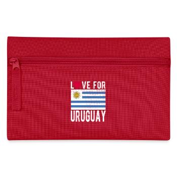 Uruguay Fahne - Federtasche - Rot - Vorne