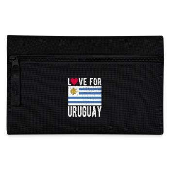 Uruguay Fahne - Federtasche - Schwarz - Vorne