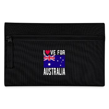 Drapeau de l’Australie - Trousse - noir - Devant