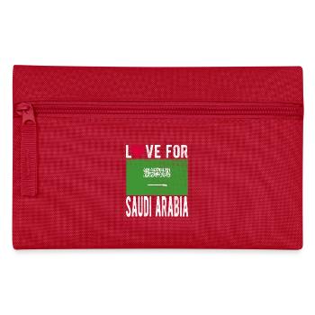 Saudi Arabia flag - Pencil Case - red - Front