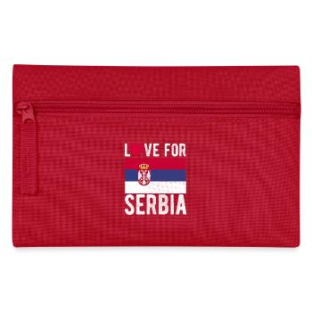 Drapeau de la Serbie - Trousse - rouge - Devant