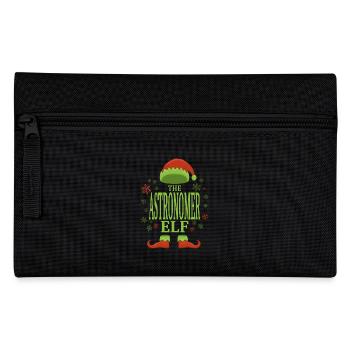 Astronomer Christmas Elf - Pencil Case - black - Front