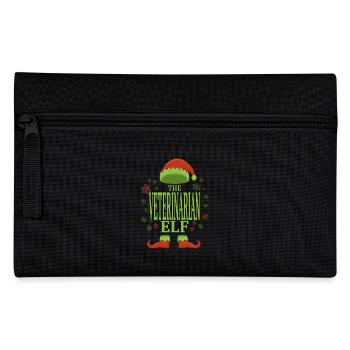 Veterinarian Christmas Elf - Pencil Case - black - Front