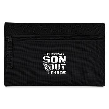 That's my son out there lacrosse - Pencil Case - black - Front