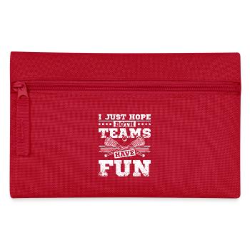 J’espère juste que les deux équipes auront du plaisir à jouer à la crosse - Trousse - rouge - Devant