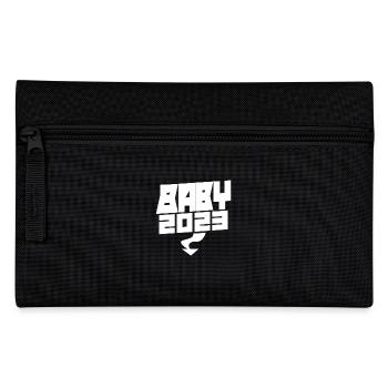 Bébé 2023 - Naissance Enceinte 2023 Grossesse - Trousse - noir - Devant