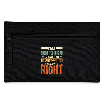Ingénieur du son - Trousse - noir - Devant