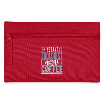 Zoologist coffee saying - Pencil Case - red - Front