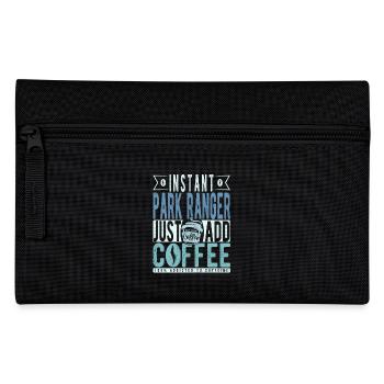 Parking attendant coffee saying - Pencil Case - black - Front