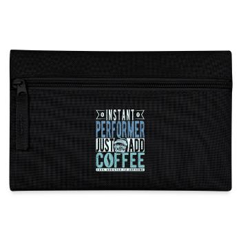 Artist Coffee Saying - Pencil Case - black - Front