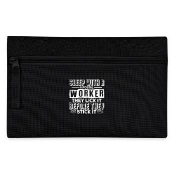 Postman, postman, postal worker Tshirt - Pencil Case - black - Front