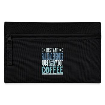 Café d’ingénieur ferroviaire - Trousse - noir - Devant