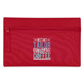 Schneider Kaffee Spruch - Federtasche - Rot - Vorne