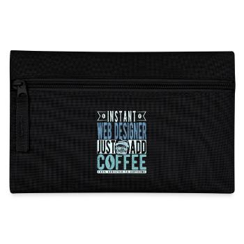 Webdesigner Coffee Quote - Pencil Case - black - Front