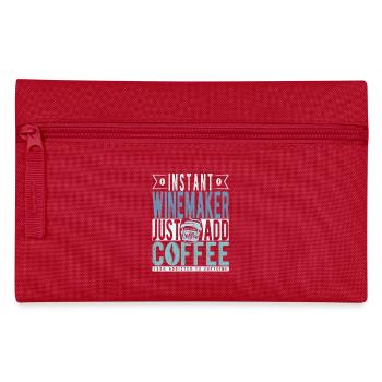 Winegrower coffee saying - Pencil Case - red - Front