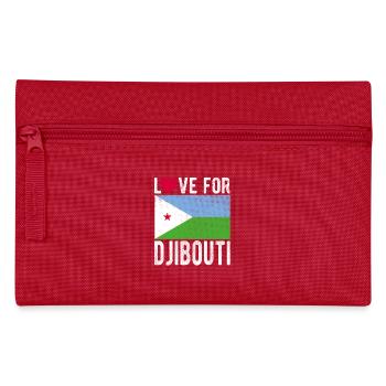 Dschibuti Souvenir - Federtasche - Rot - Vorne