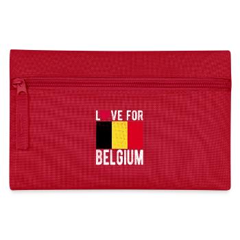 Belgien Souvenir - Federtasche - Rot - Vorne