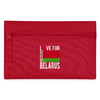 Weissrussland Souvenir - Federtasche - Rot - Vorne
