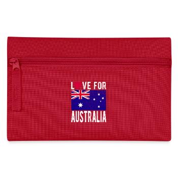 Australien Souvenir - Federtasche - Rot - Vorne