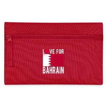 Bahrain Souvenir - Federtasche - Rot - Vorne