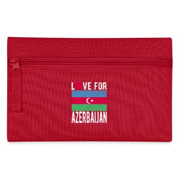 Aserbaidschan Souvenir - Federtasche - Rot - Vorne
