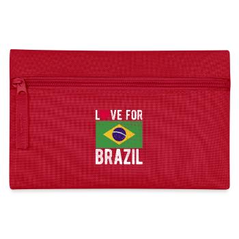Brasilien Souvenir - Federtasche - Rot - Vorne