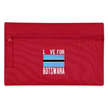 Botswana Souvenir - Federtasche - Rot - Vorne