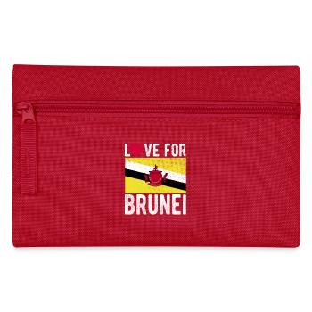 Brunei Souvenir - Federtasche - Rot - Vorne