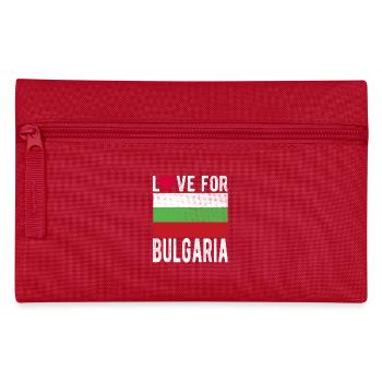 Bulgarien Souvenir - Federtasche - Rot - Vorne