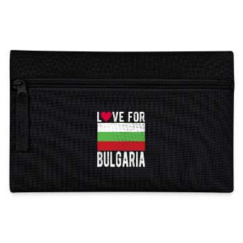 Bulgarien Souvenir - Federtasche - Schwarz - Vorne