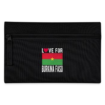 Burkina Faso Souvenir - Pencil Case - black - Front