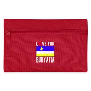Buryatia Souvenir - Federtasche - Rot - Vorne