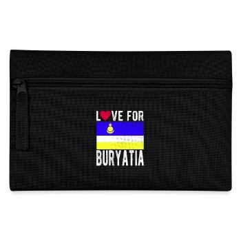 Buryatia Souvenir - Pencil Case - black - Front