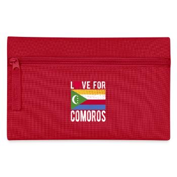 Komoros Souvenir - Federtasche - Rot - Vorne