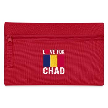 Tschad Souvenir - Federtasche - Rot - Vorne