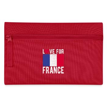 Frankreich Souvenir - Federtasche - Rot - Vorne
