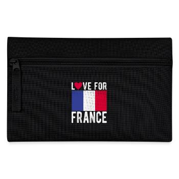 Frankreich Souvenir - Federtasche - Schwarz - Vorne