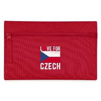 Tschechisch Souvenir - Federtasche - Rot - Vorne